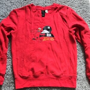Red Crewneck Sweater